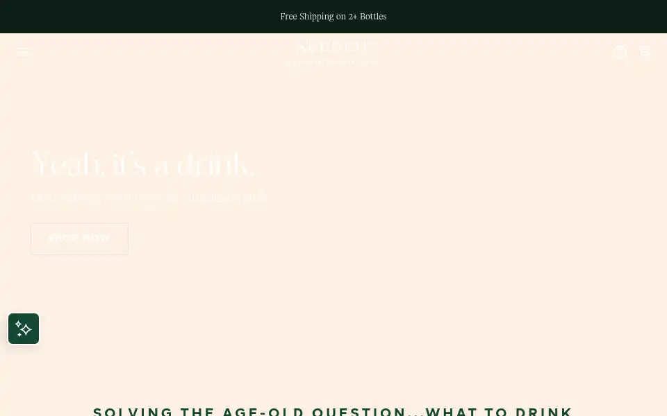 Screenshot of seedlipdrinks.com