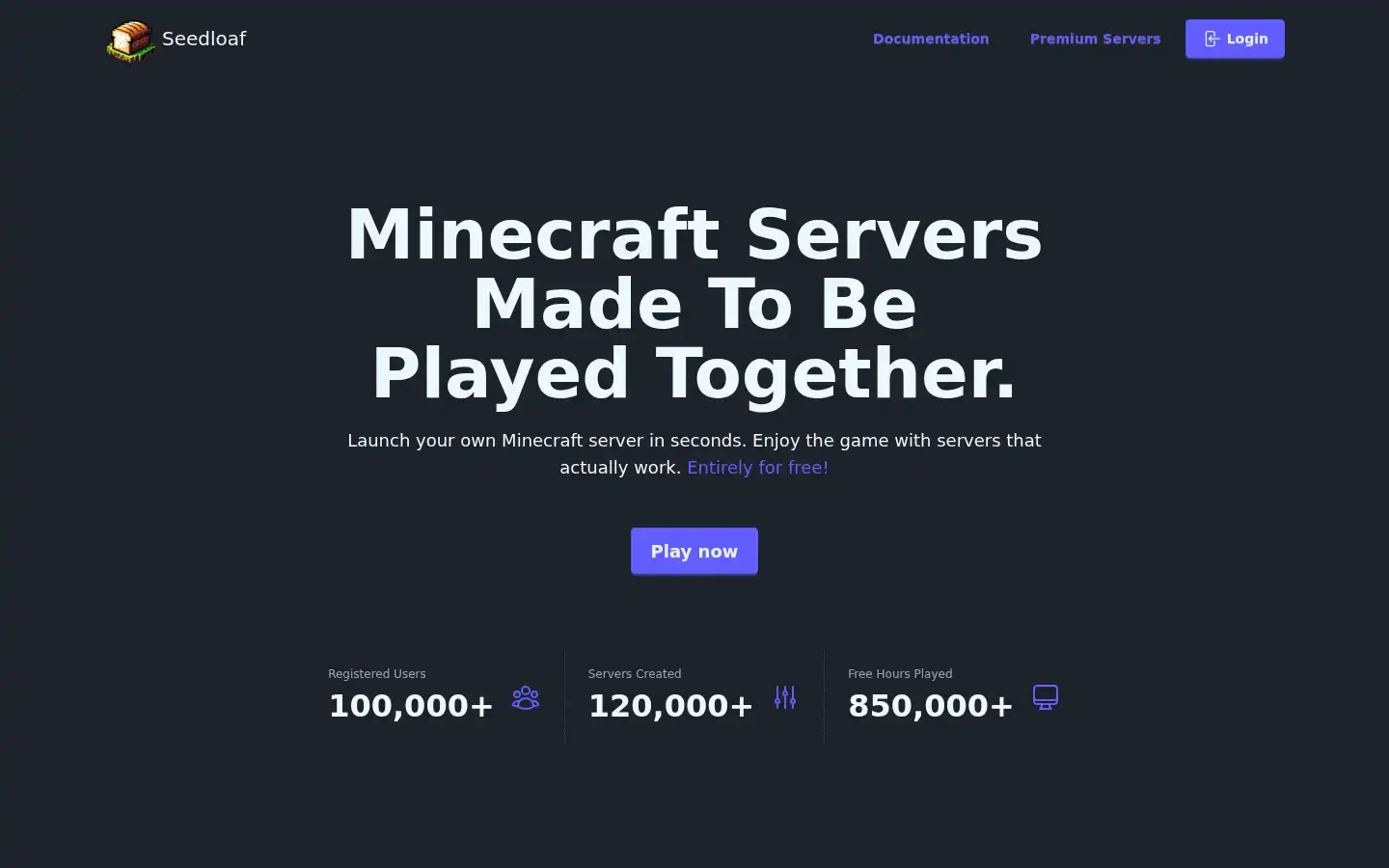 Screenshot of seedloaf.com