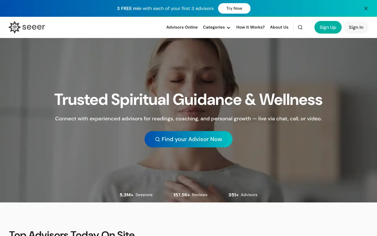 Screenshot of seeer.com