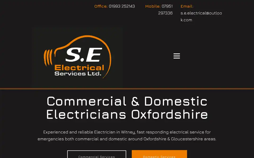 Screenshot of seelectricalservicesltd.co.uk