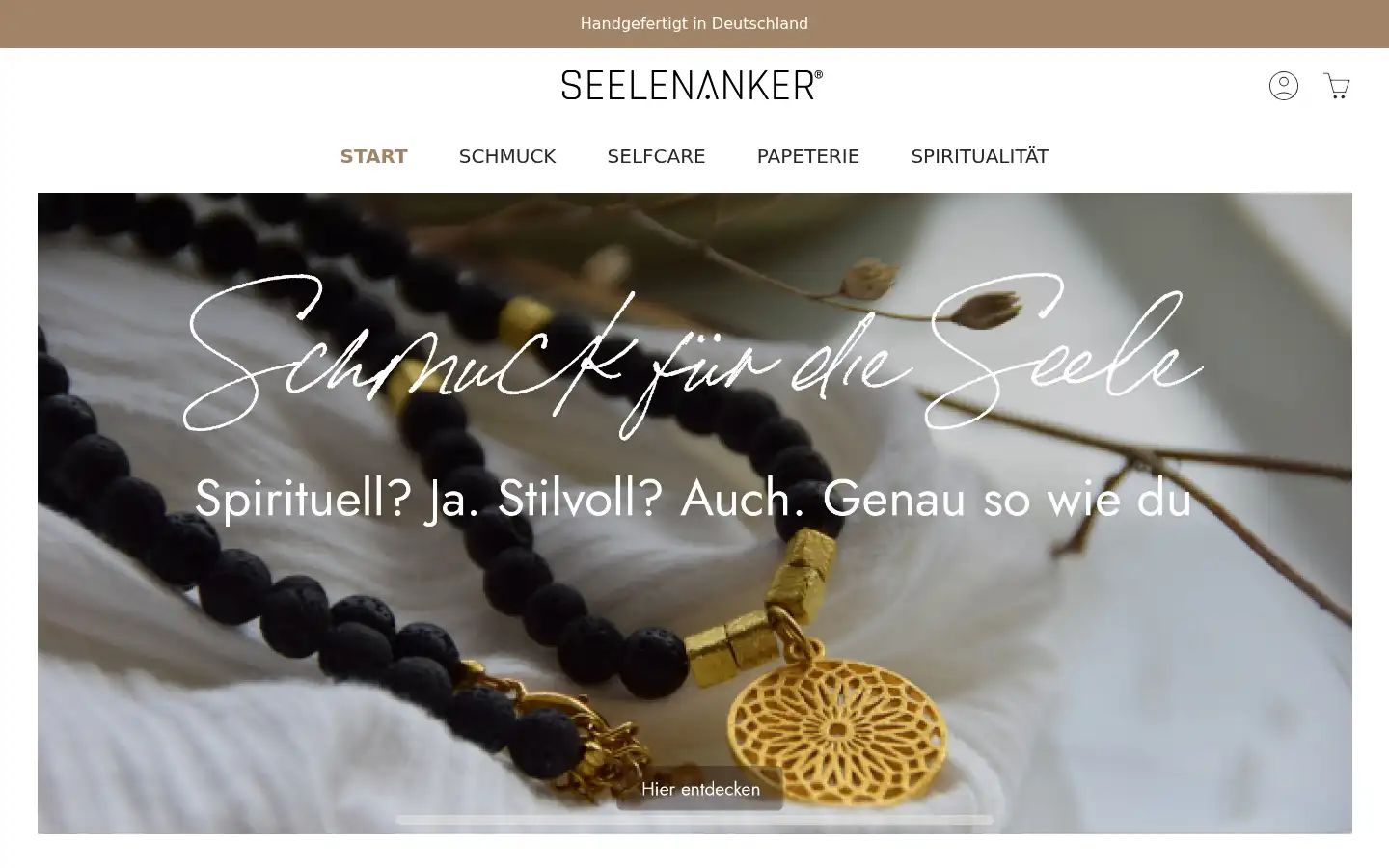 Screenshot of seelen-anker.de