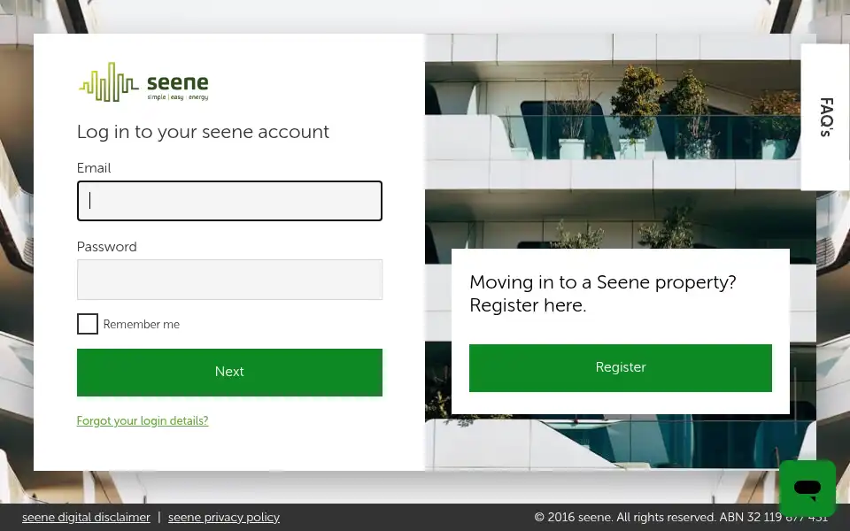 Screenshot of seene.com.au