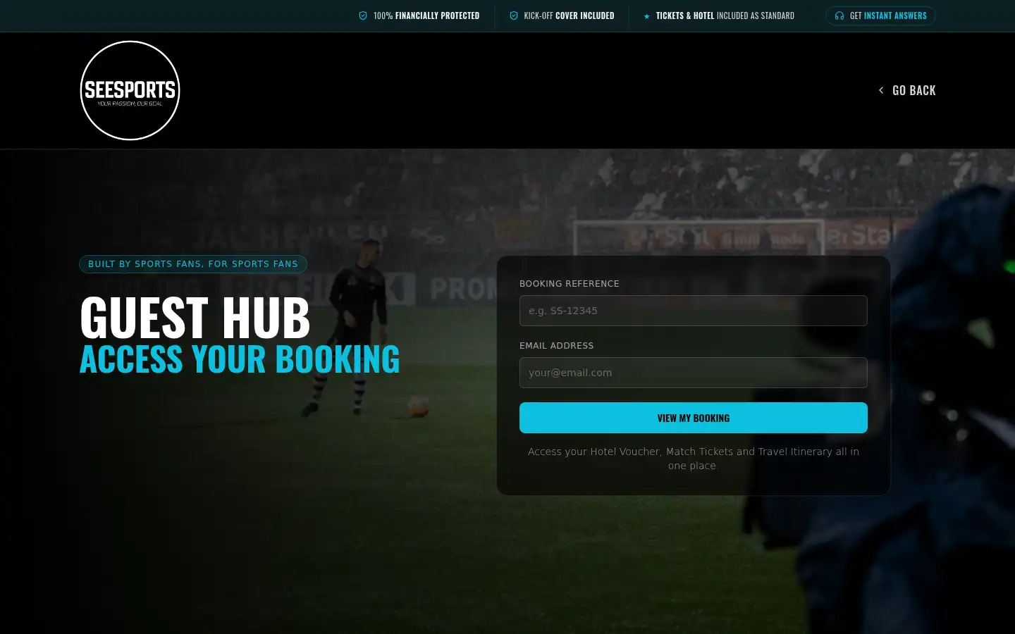 Screenshot of seesports.co.uk