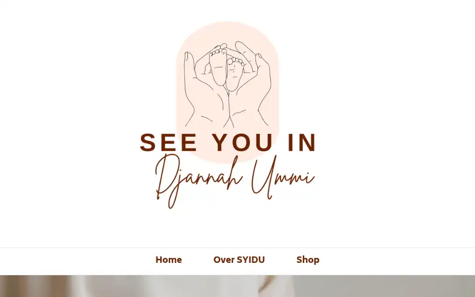 Screenshot of seeyouindjannahummi.nl
