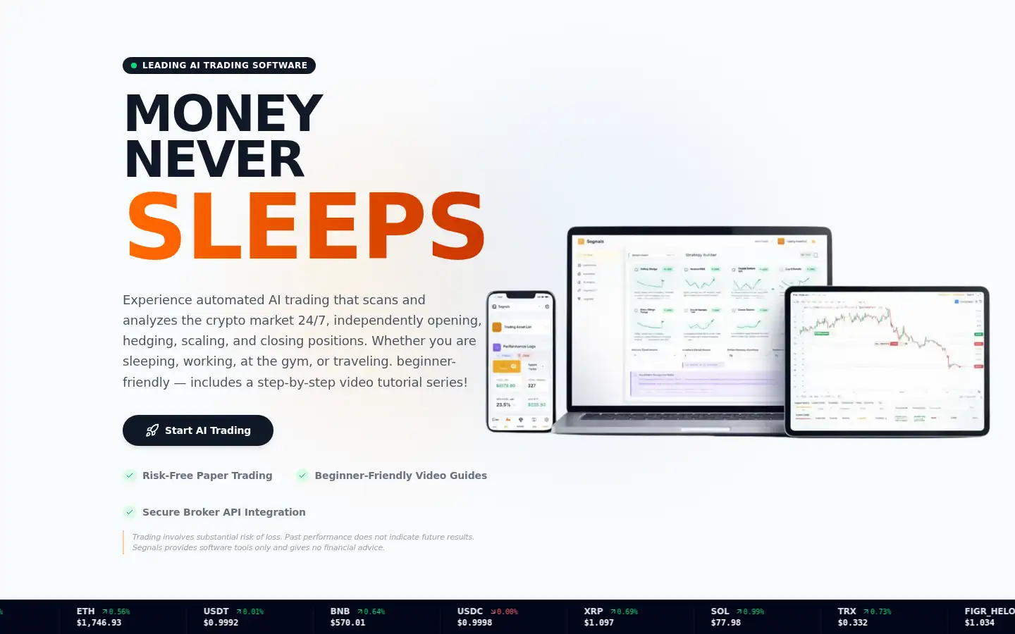 Screenshot of segnals.com