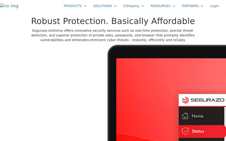 Screenshot of segurazo.com