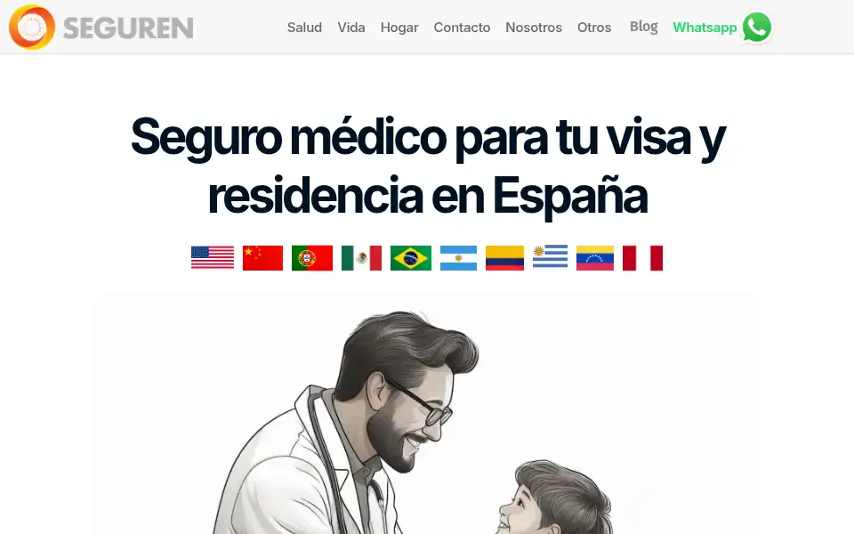 Screenshot of seguren.com