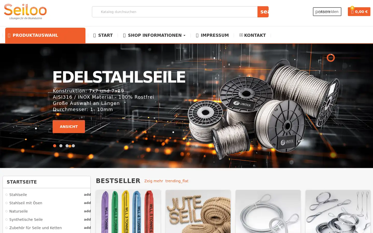 Screenshot of seiloo.de