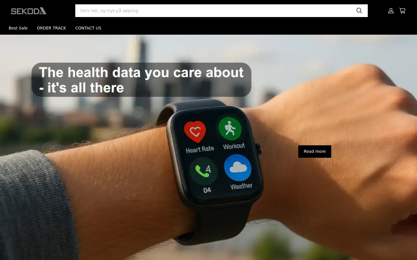 Screenshot of sekoda-dk.com