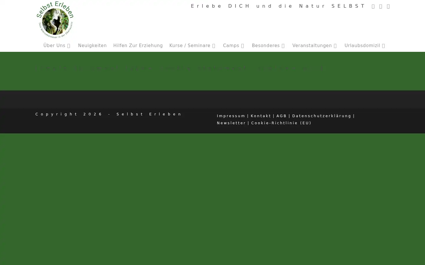 Screenshot of selbsterleben.com
