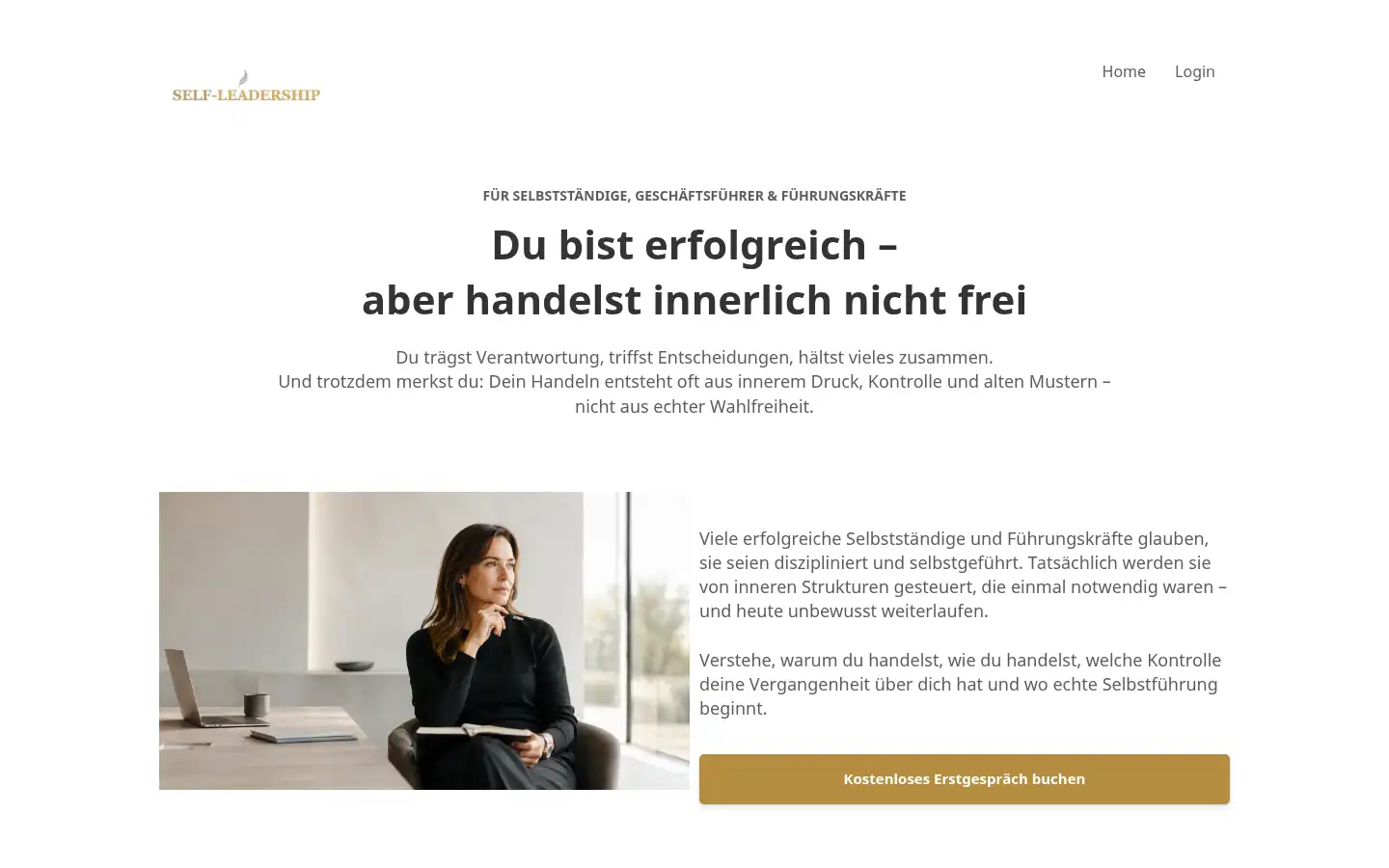 Screenshot of selbstfuehrung.coach