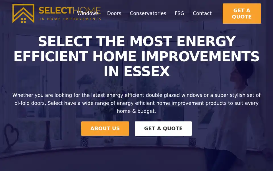 Screenshot of selecthomeuk.co.uk