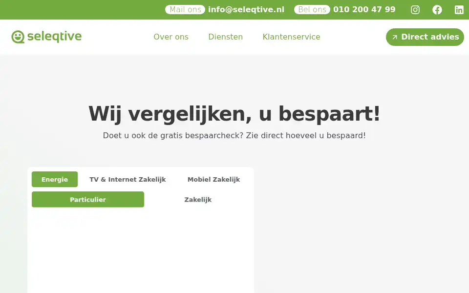Screenshot of seleqtive.nl