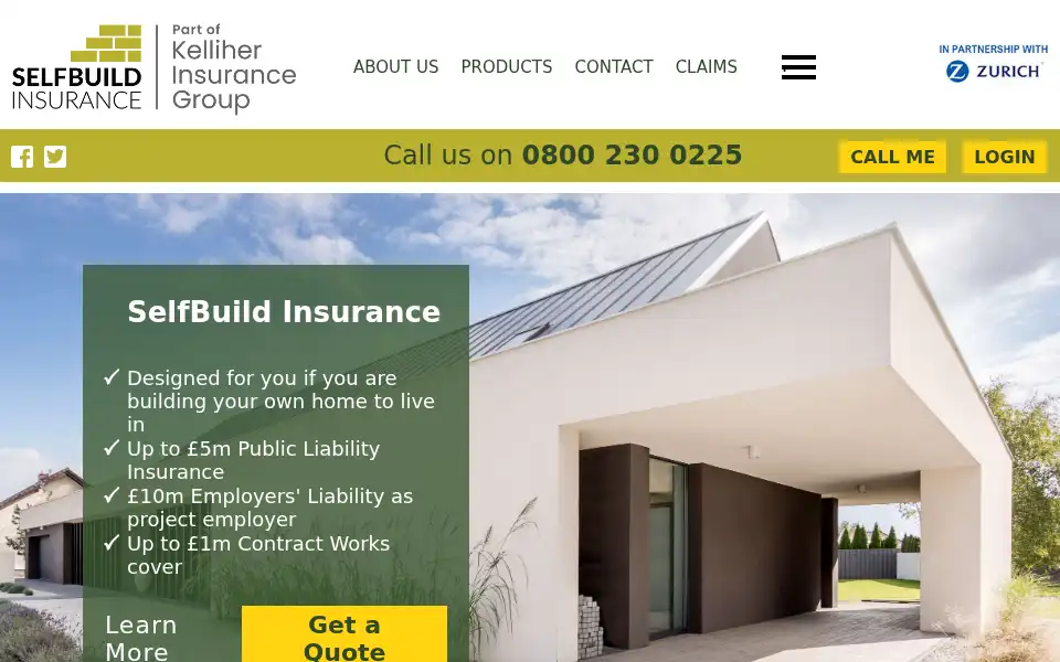 Screenshot of selfbuild.uk.com