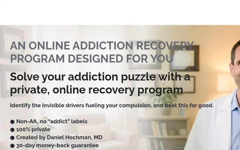 Screenshot of selfrecovery.org