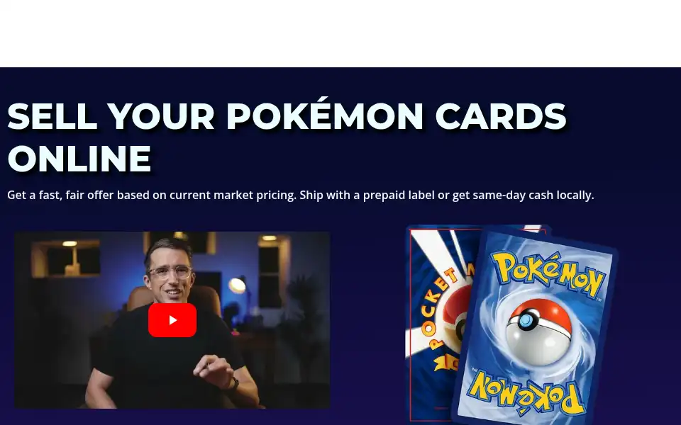 Screenshot of sellccg.com