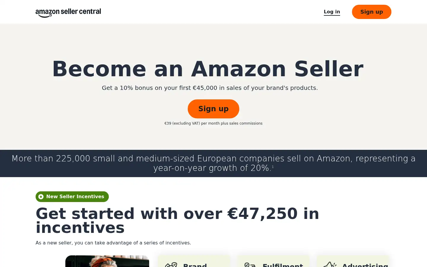 Screenshot of sellercentral.amazon.es