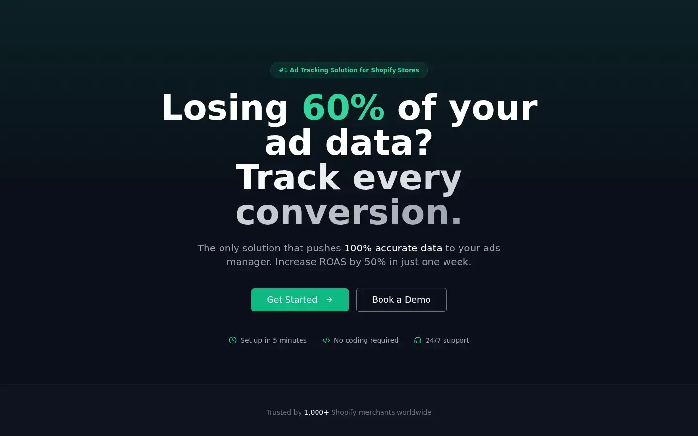 Screenshot of sellercount.com