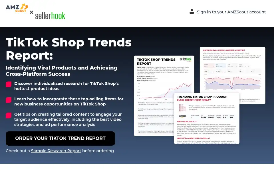 Screenshot of sellerhook.com