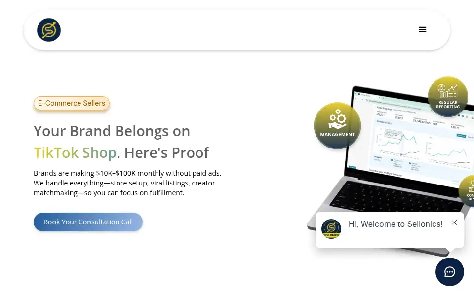 Screenshot of sellonics.co.uk