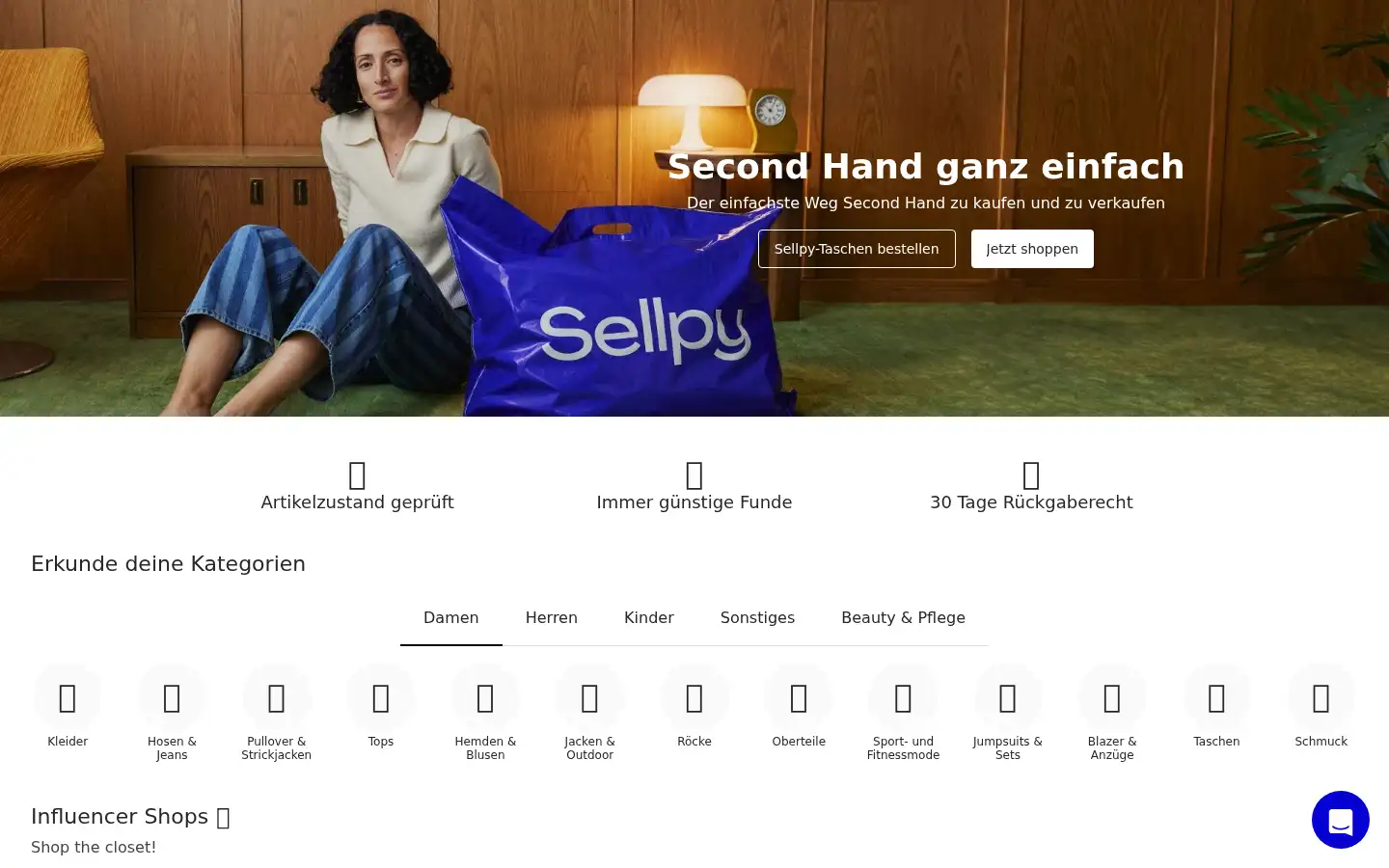 Screenshot of sellpy.at