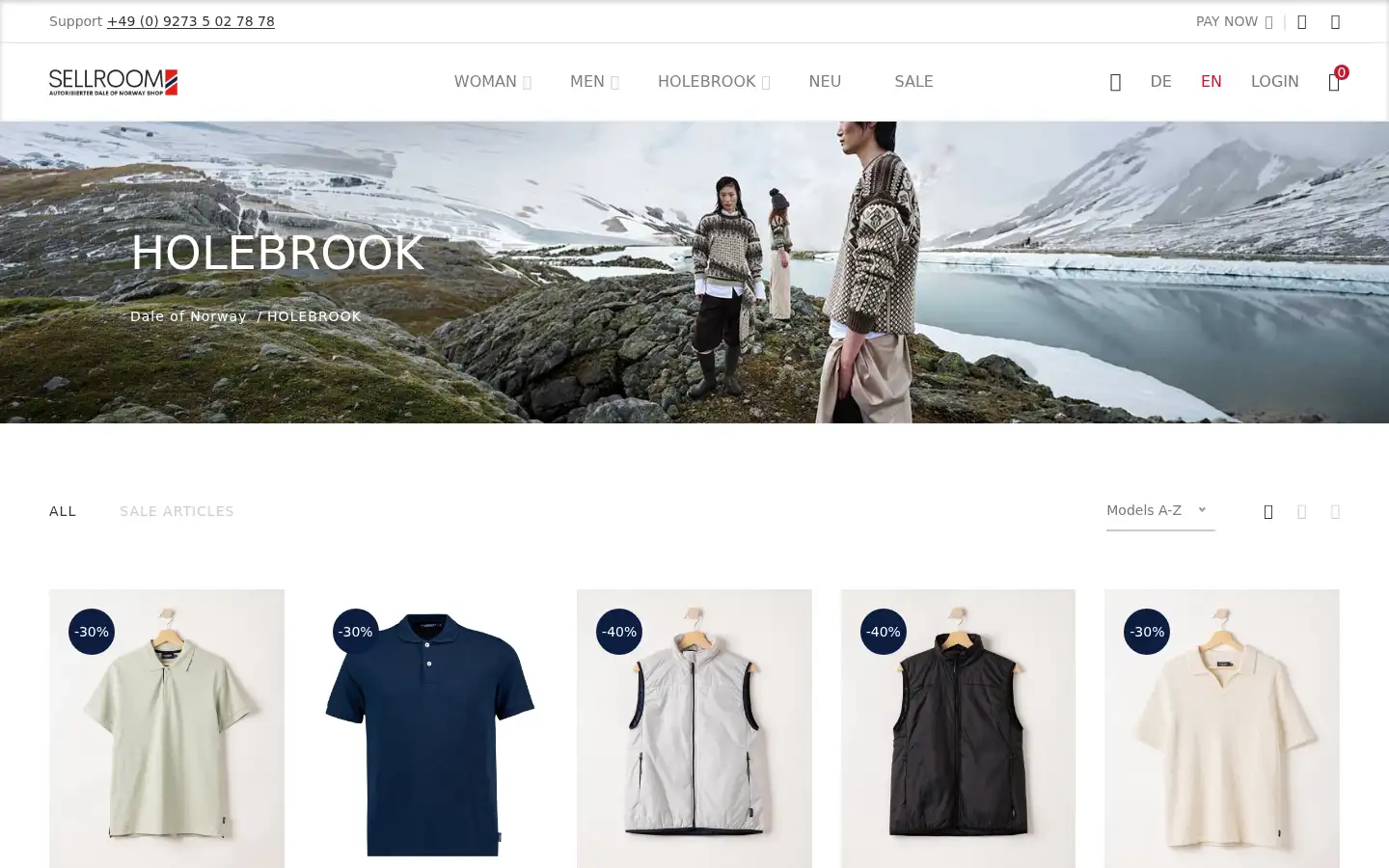Screenshot of sellroom.de