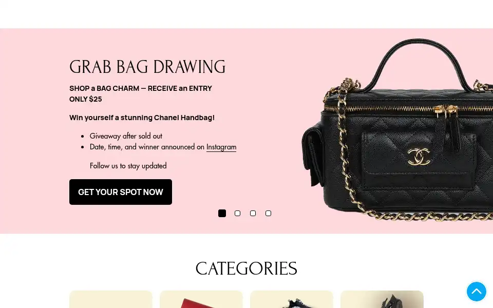 Screenshot of selluxury.com