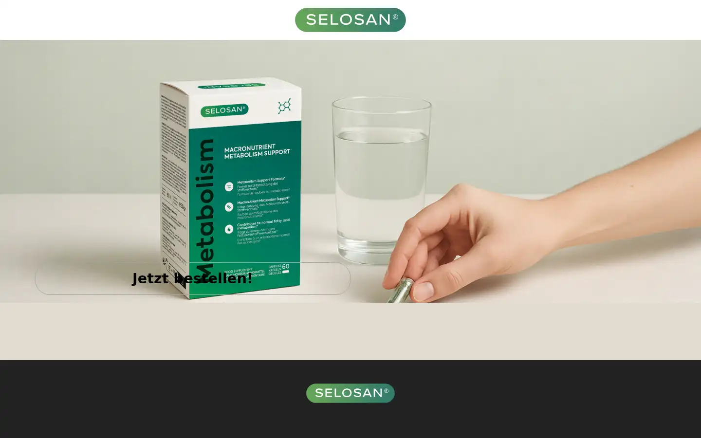 Screenshot of selosan.com