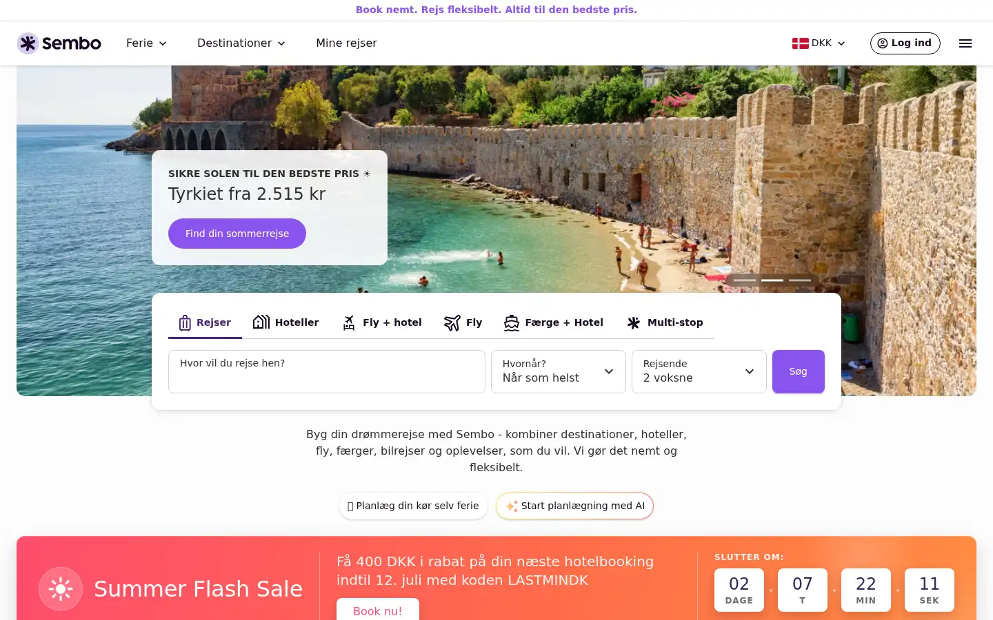 Screenshot of sembo.dk
