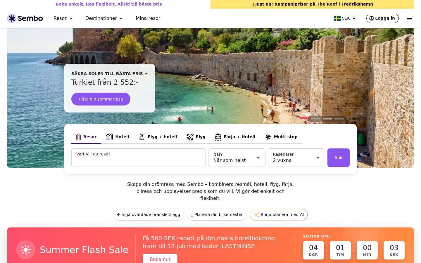 Screenshot of sembo.se