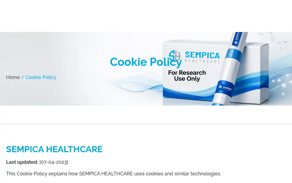 Screenshot of sempica.com