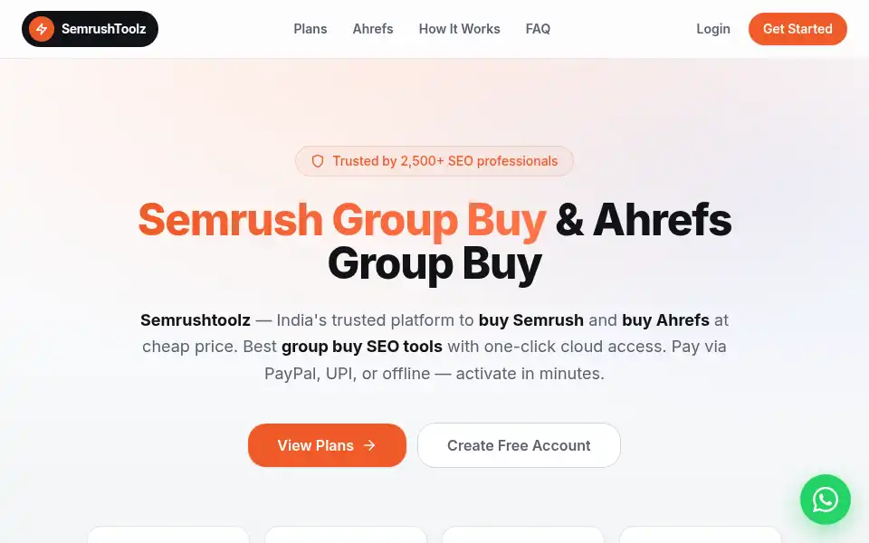 Screenshot of semrushtoolz.com