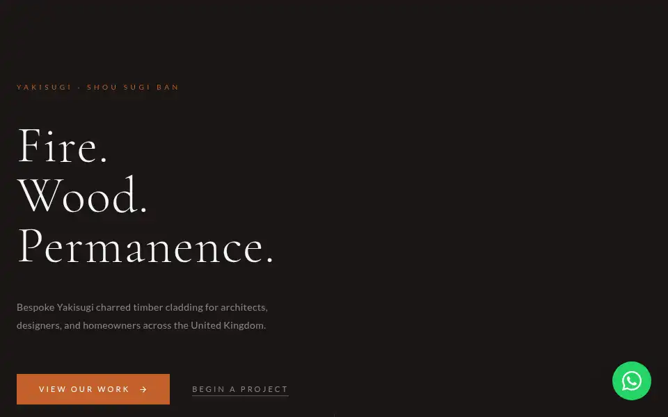 Screenshot of senchar.co.uk