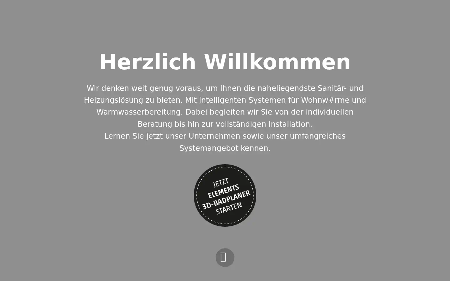 Screenshot of sendelbeck-haustechnik.de