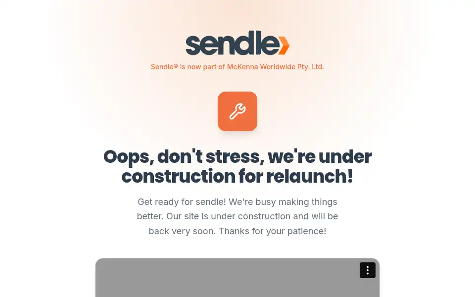 Screenshot of sendle.com