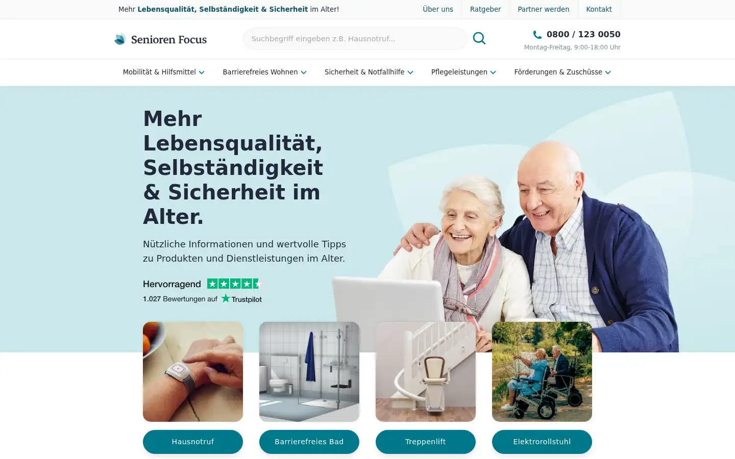 Screenshot of senioren-focus.de