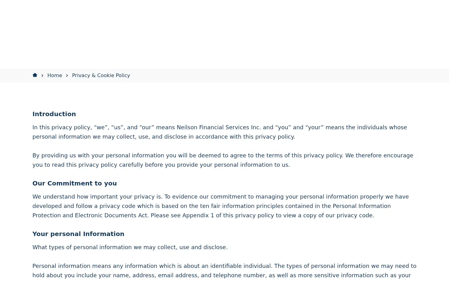 Screenshot of seniorschoice.ca