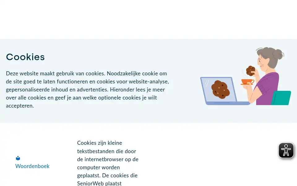 Screenshot of seniorweb.nl