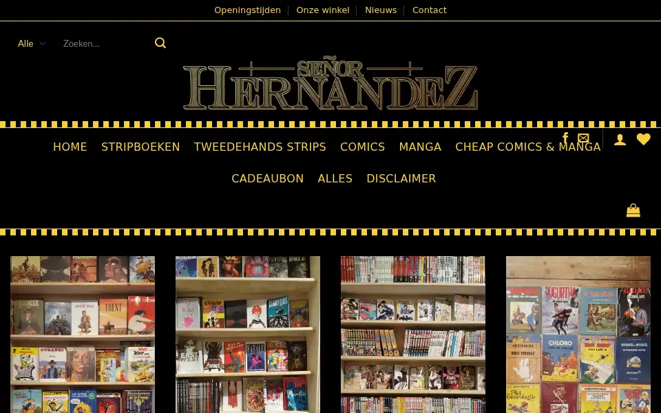 Screenshot of senorhernandez.com