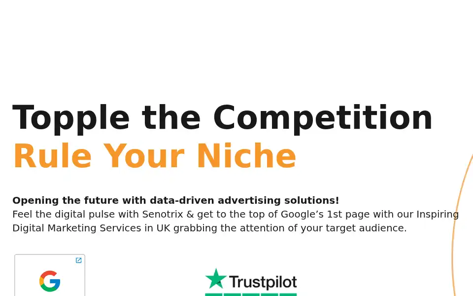 Screenshot of senotrix.co.uk