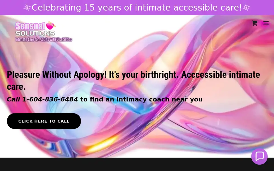 Screenshot of sensualsolutions.ca