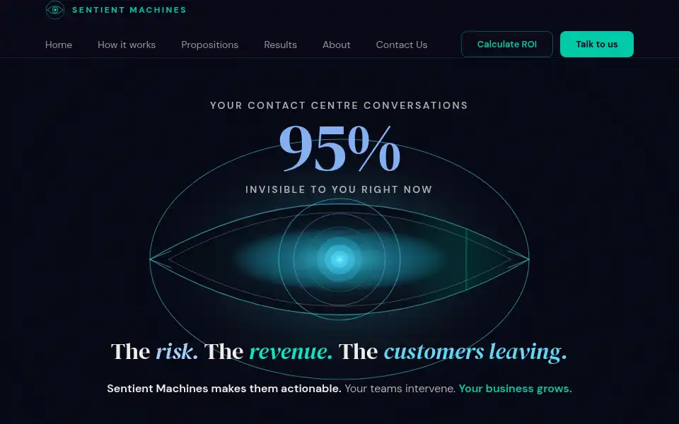 Screenshot of sentientmachines.tech