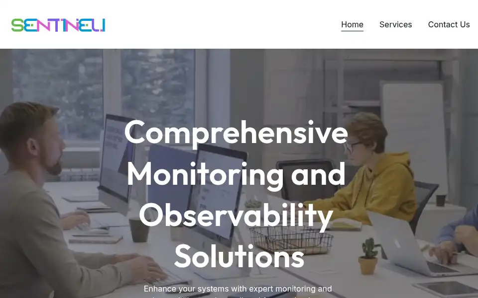Screenshot of sentineli.com