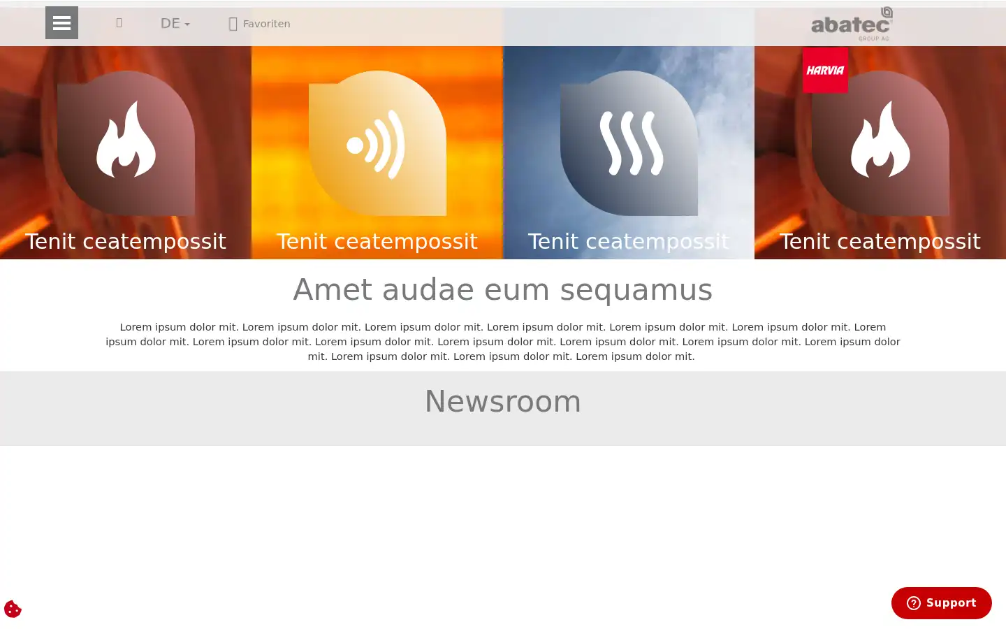 Screenshot of sentiotec.com