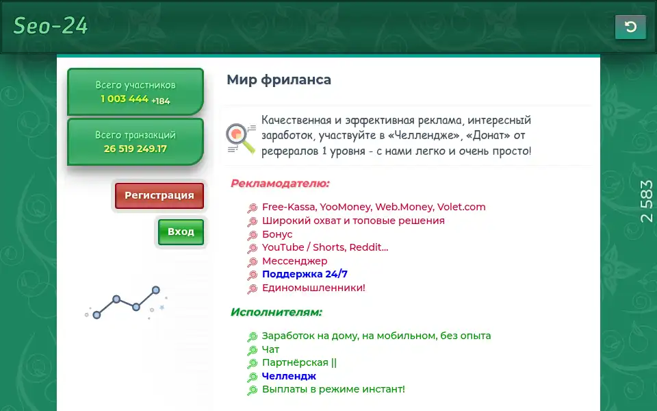 Screenshot of seo-24.pro