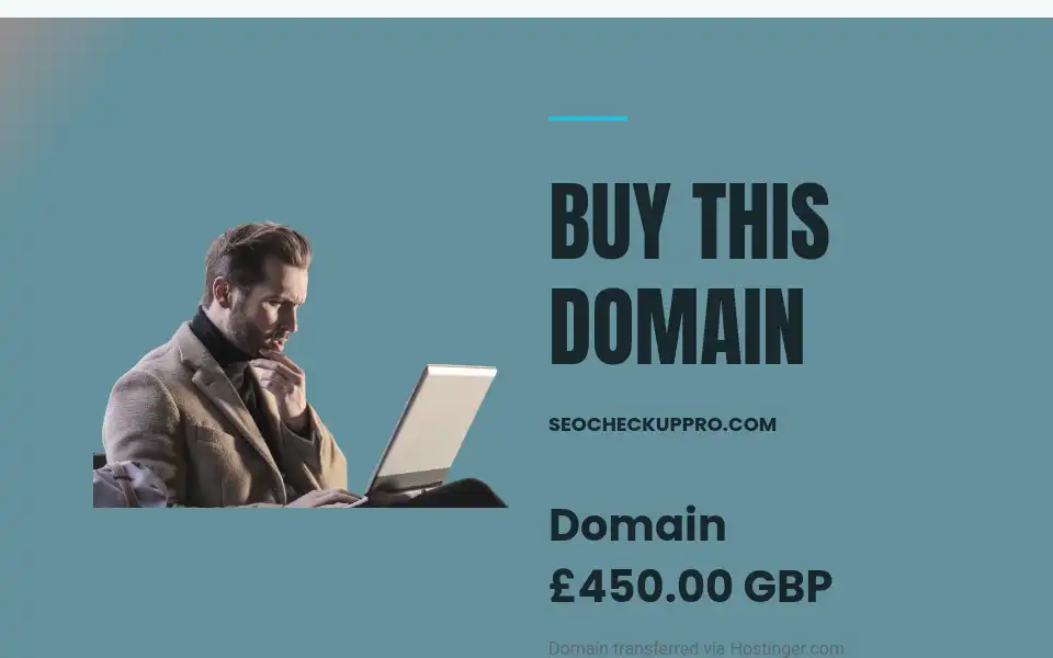 Screenshot of seocheckuppro.com