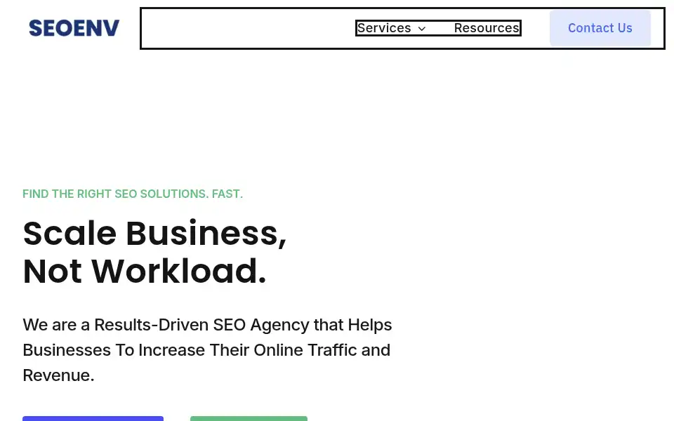 Screenshot of seoenv.com