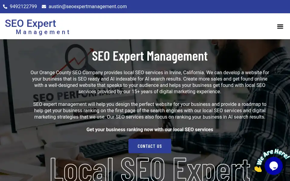 Screenshot of seoexpertmanagement.com