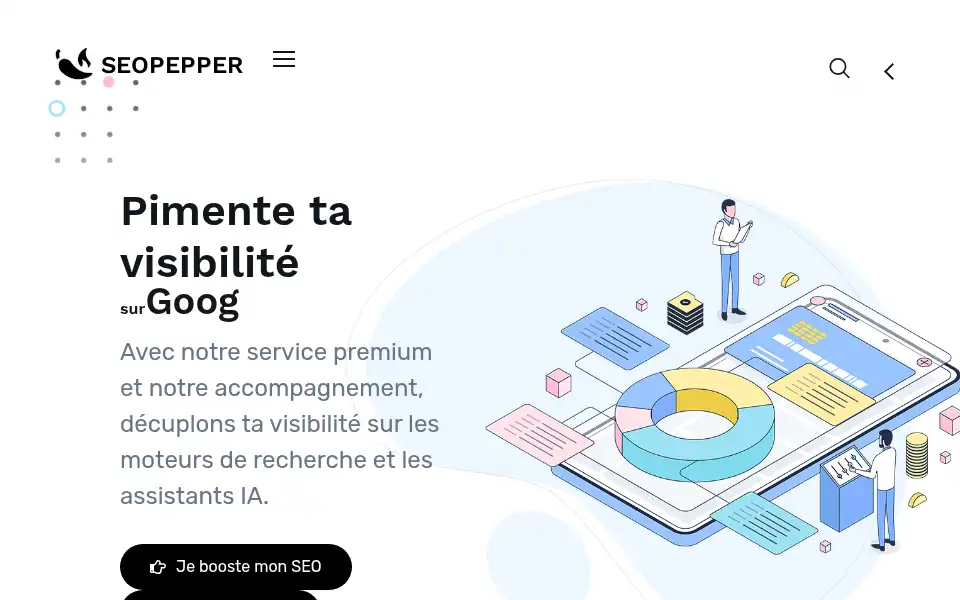 Screenshot of seopepper.com