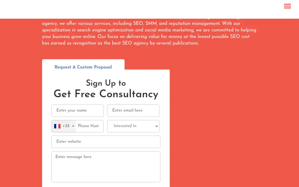 Screenshot of seoprohub.co.uk